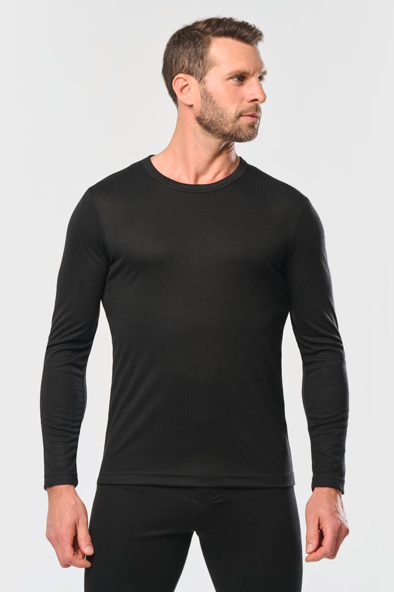 kariban Maillot de corps manches longues unisexe