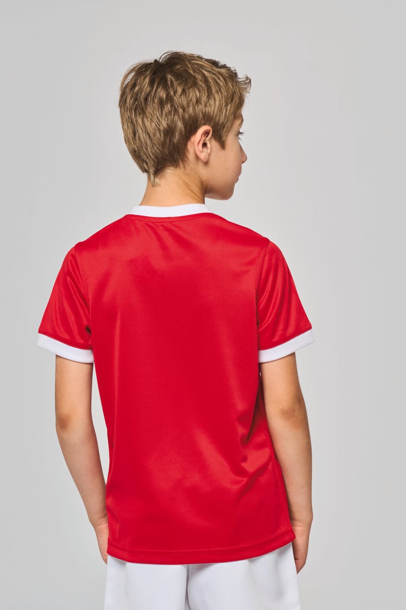 Kariban Maillot De Rugby Manches Courtes Enfant