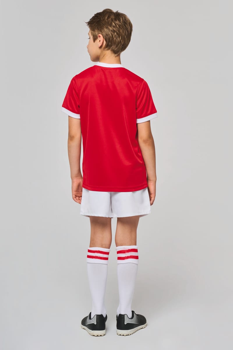 Kariban Maillot De Rugby Manches Courtes Enfant