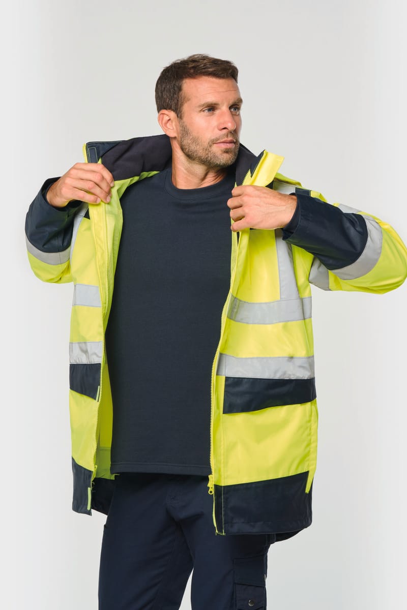 Kariban Parka De Sécurité Recyclée 4 En 1 Unisexe
