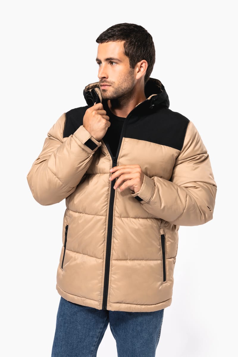 Kariban Parka Matelassée à Capuche Bi-ton Unisexe