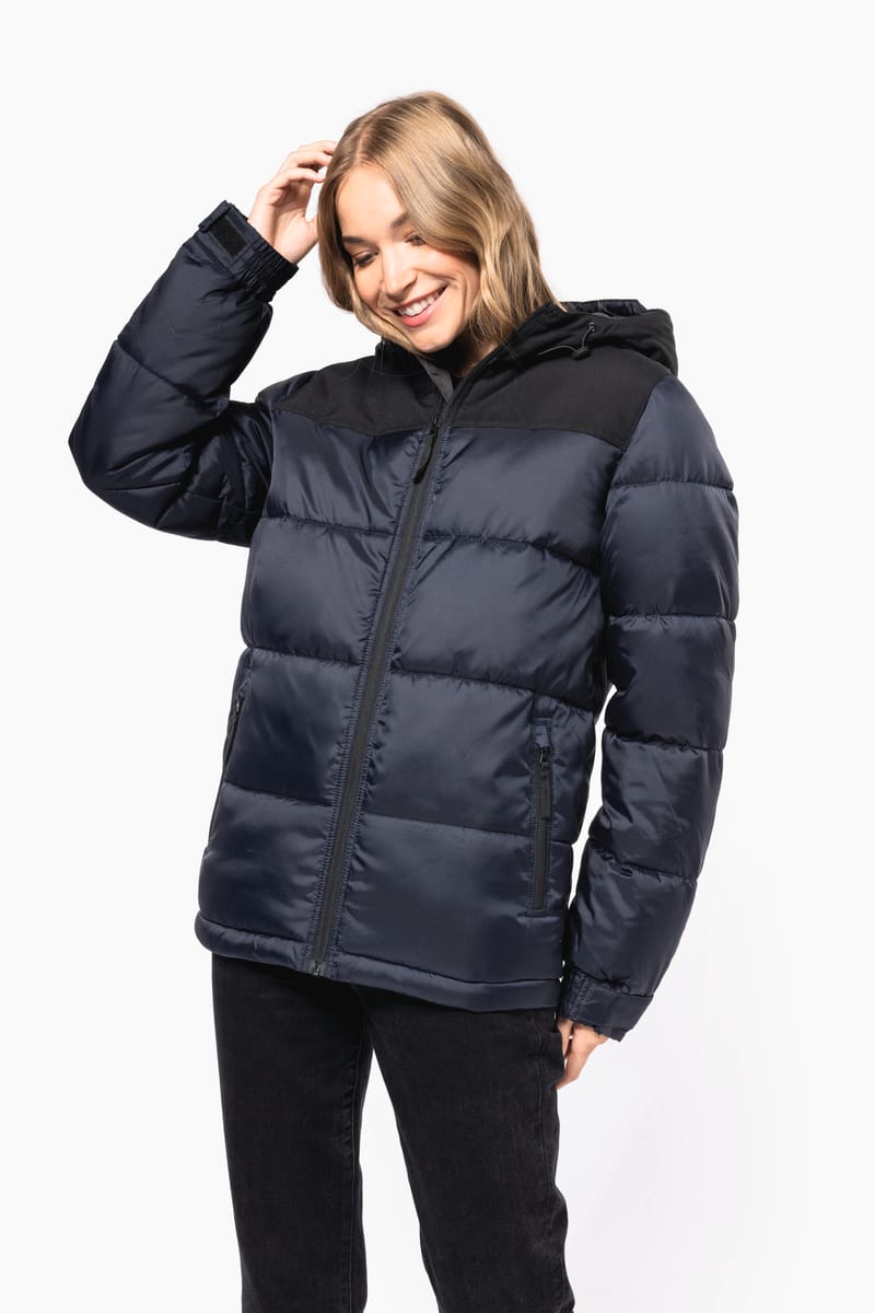 Kariban Parka Matelassée à Capuche Bi-ton Unisexe