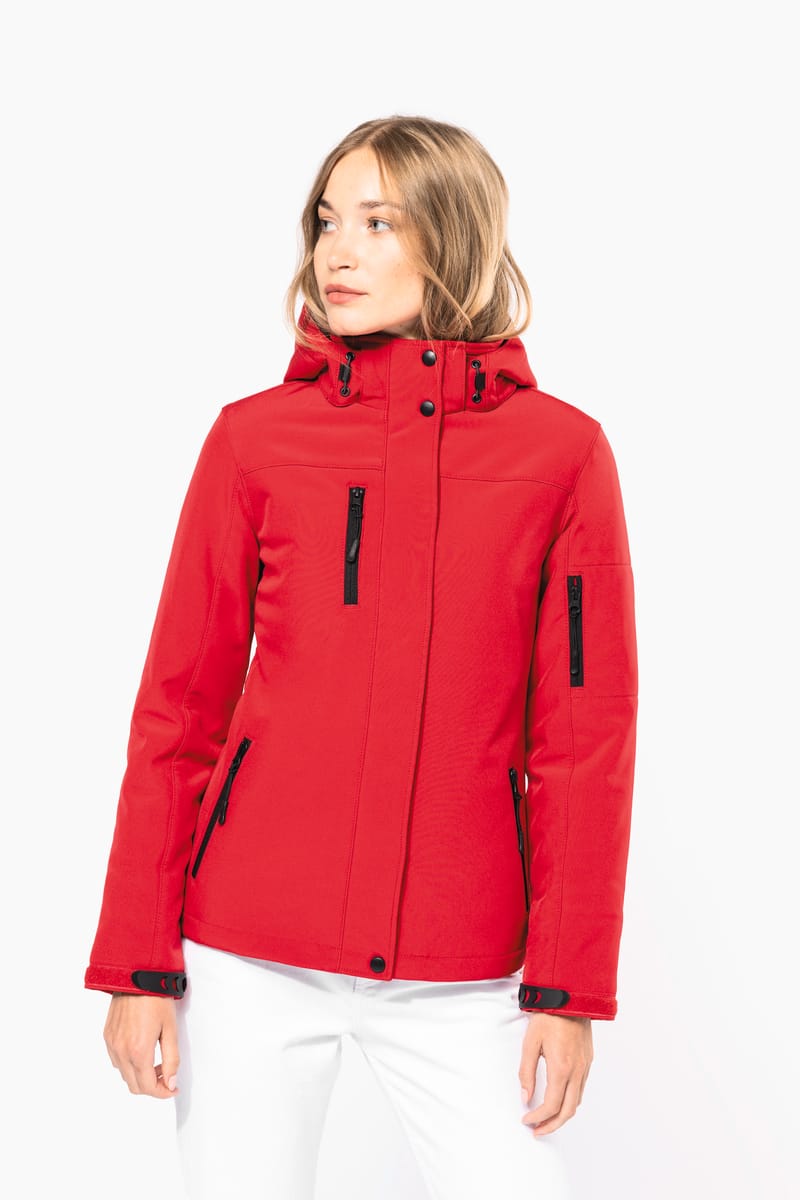 kariban Parka softshell doublée capuche femme