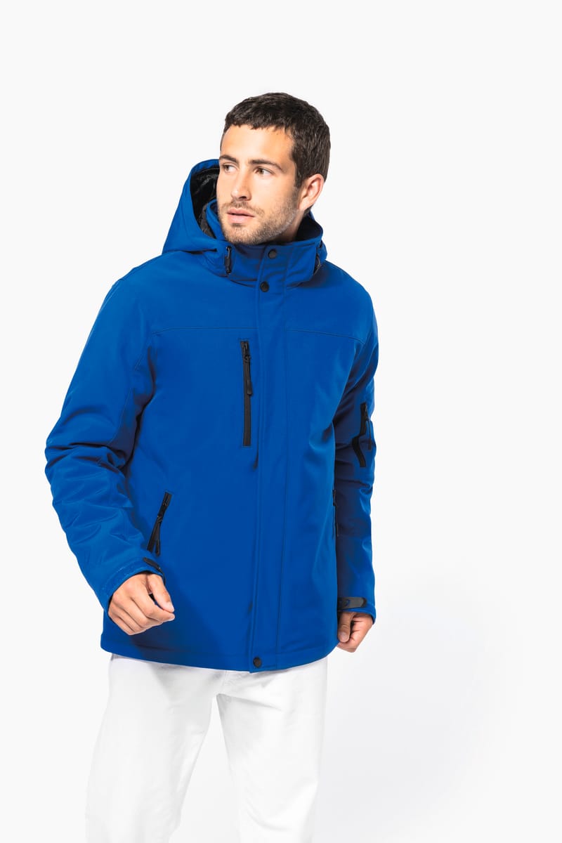 kariban Parka softshell doublée capuche homme