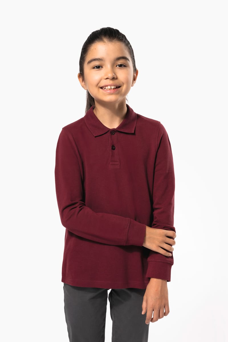 Kariban Polo Manches Longues Enfant