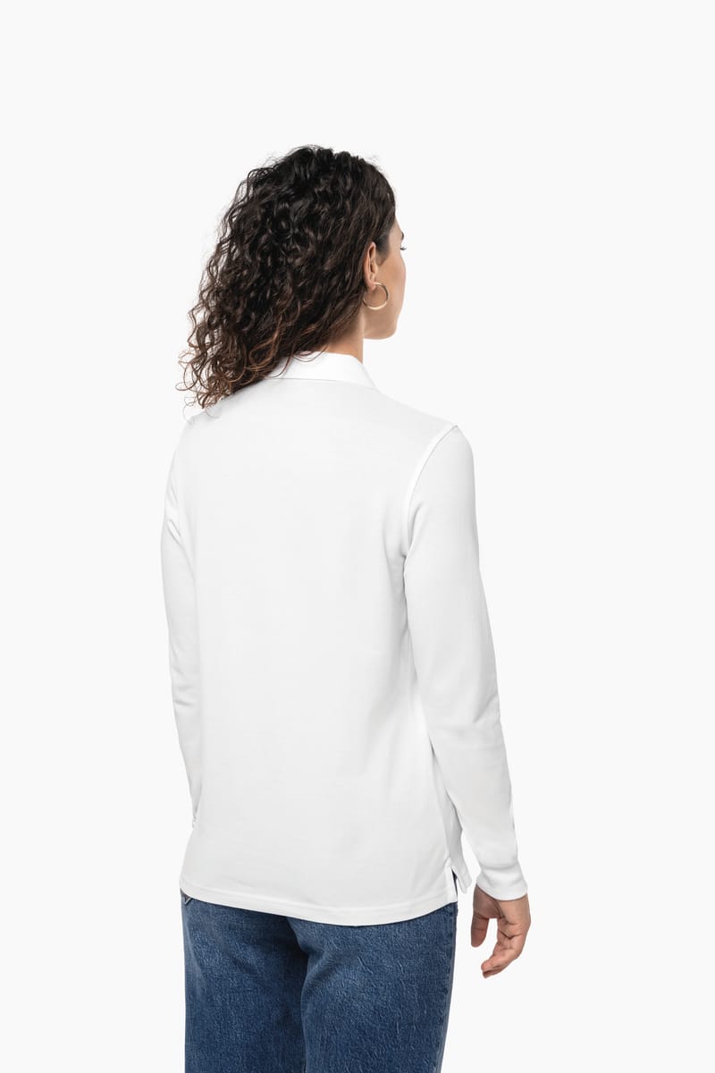 Kariban Polo Piqué Manches Longues Bio180 Femme