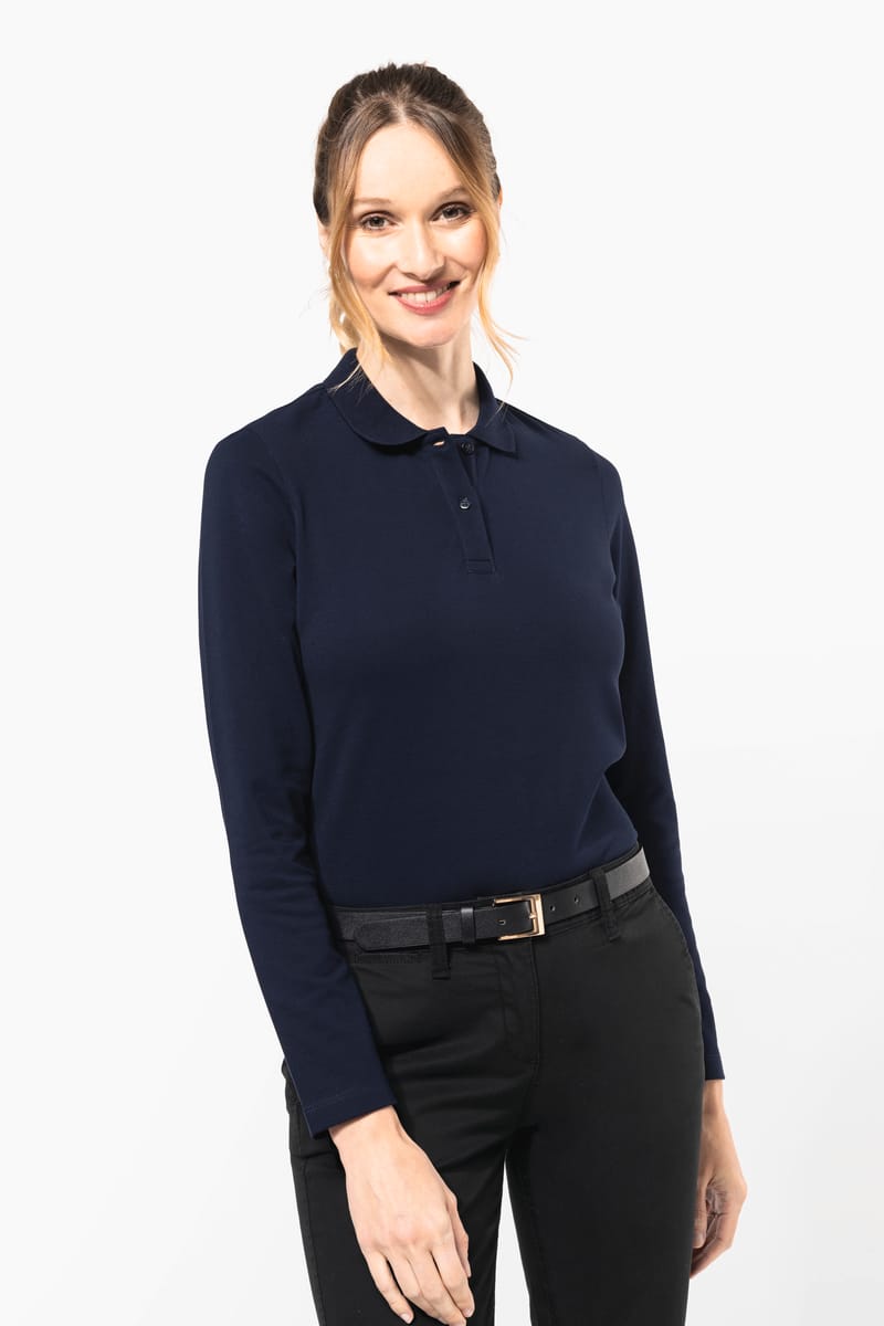 Kariban Polo Supima® Manches Longues Femme