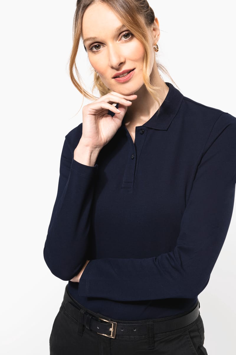 Kariban Polo Supima® Manches Longues Femme