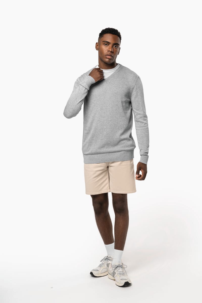 Kariban Pull Col En V écoresponsable Homme