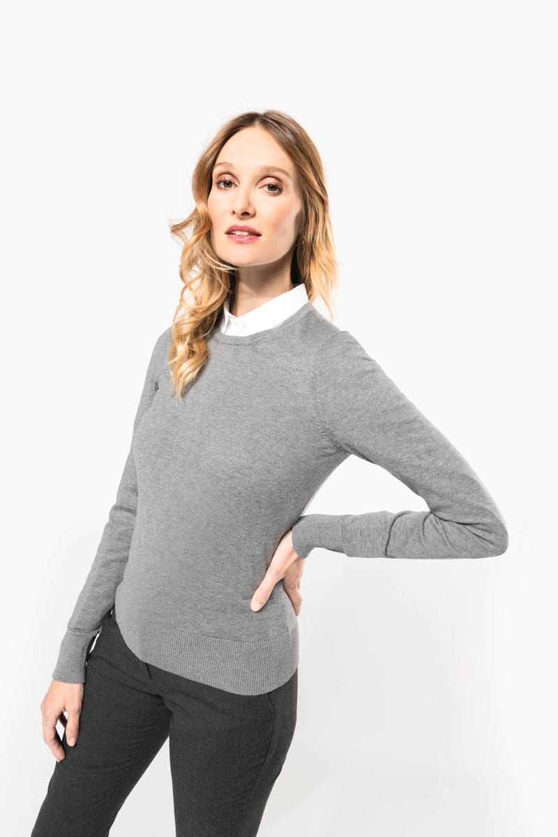 Kariban Pull Supima® Col Rond Femme