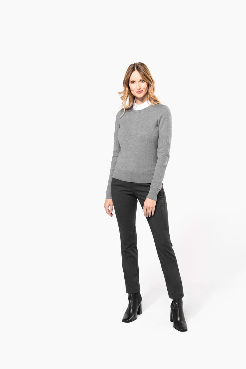 Kariban Pull Supima® Col Rond Femme