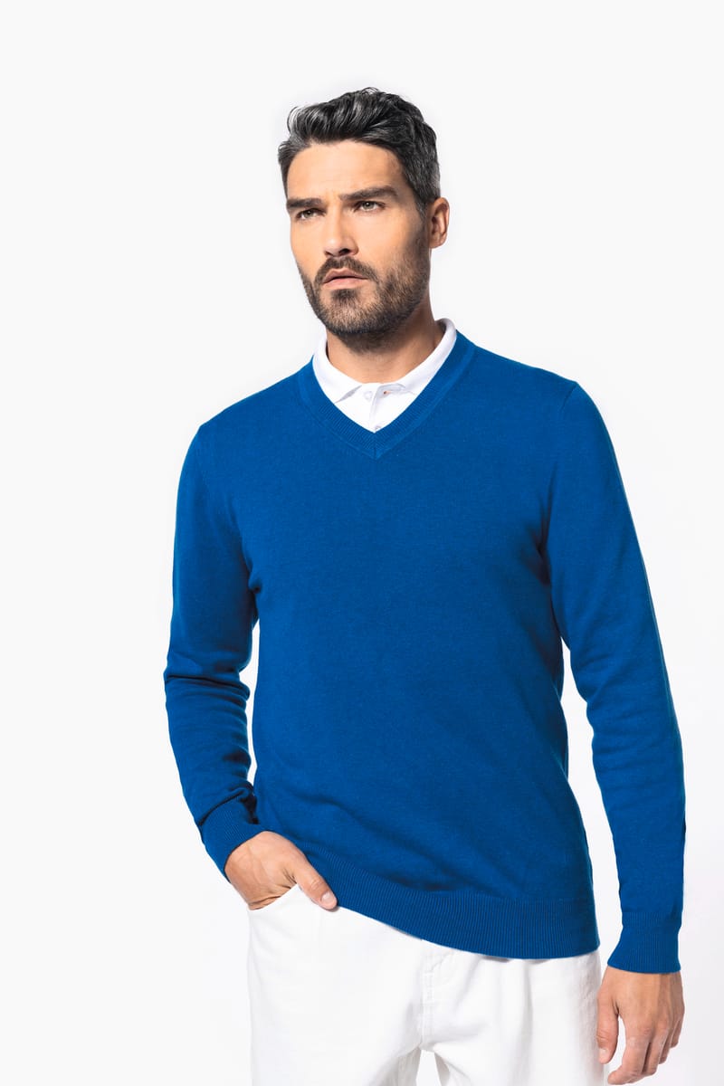 kariban Pullover premium col V