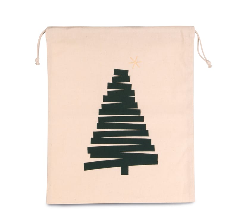 Kariban Sac Coton à Cordon Motif Sapin