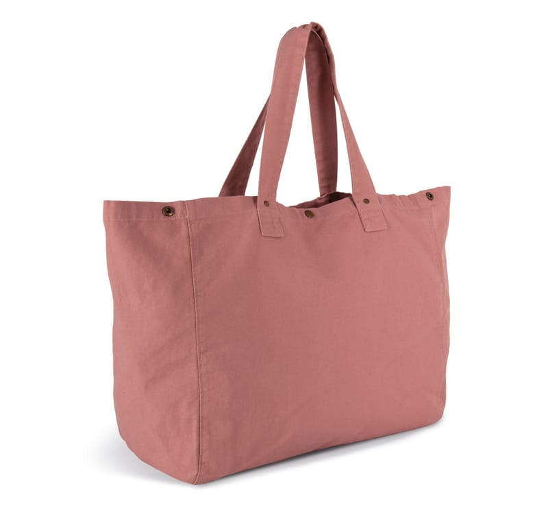 kariban Sac de shopping en coton délavé