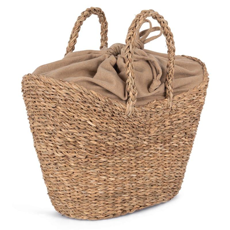 Kariban Sac Panier Demi-lune En Jonc De Mer
