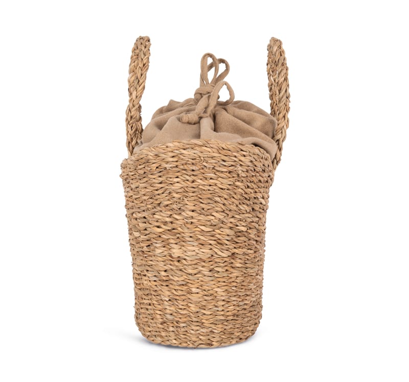 Kariban Sac Panier Demi-lune En Jonc De Mer
