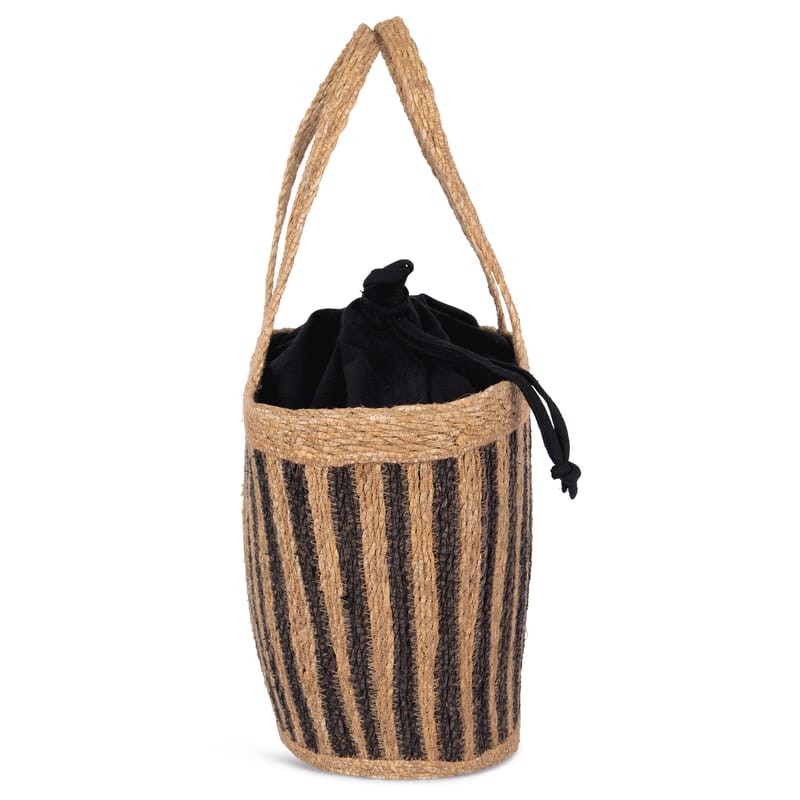 Kariban Sac Panier Rayé En Jonc De Mer