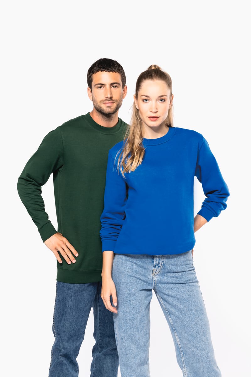 kariban Sweat-shirt recyclé col rond unisexe