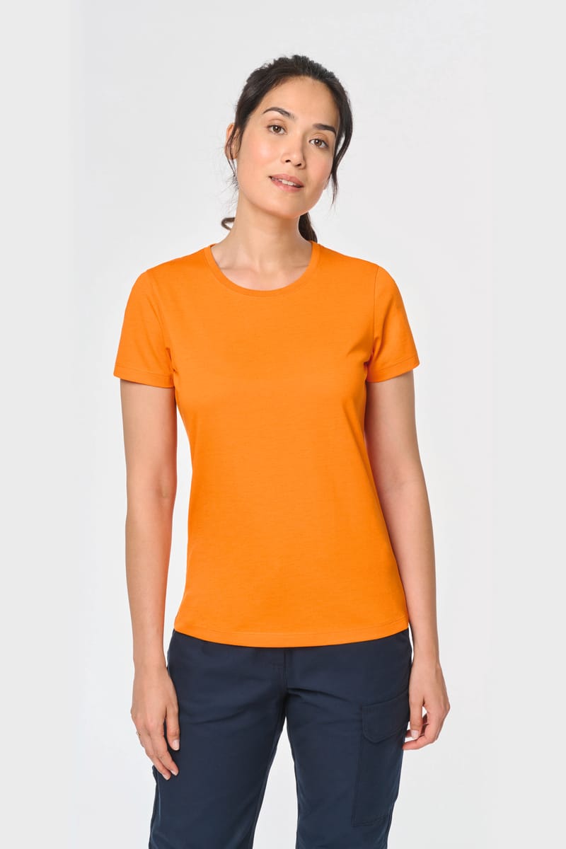 kariban T-shirt à traitement antibactérien femme