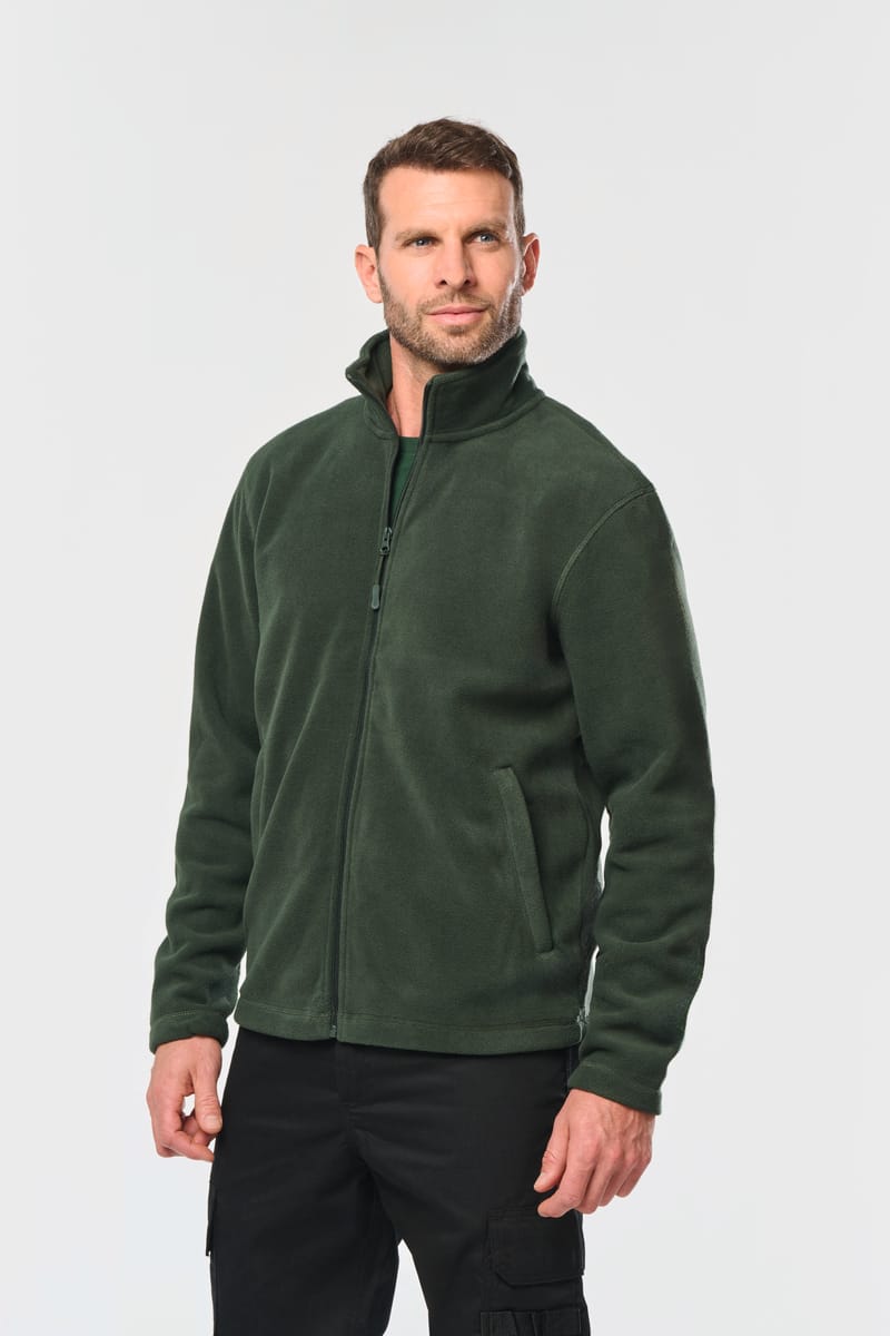 kariban Veste micropolaire zippée homme