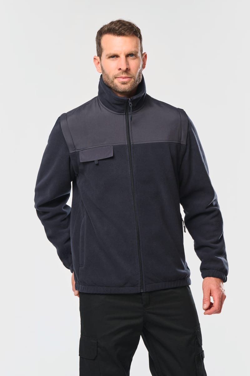 Kariban Veste Polaire Manches Amovibles Homme