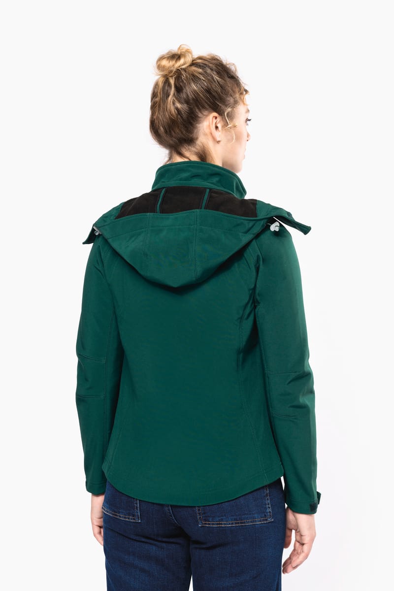 Kariban Veste Softshell à Capuche Amovible Femme