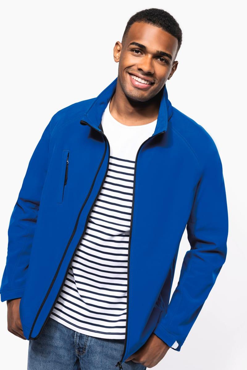 kariban Veste softshell à capuche amovible homme