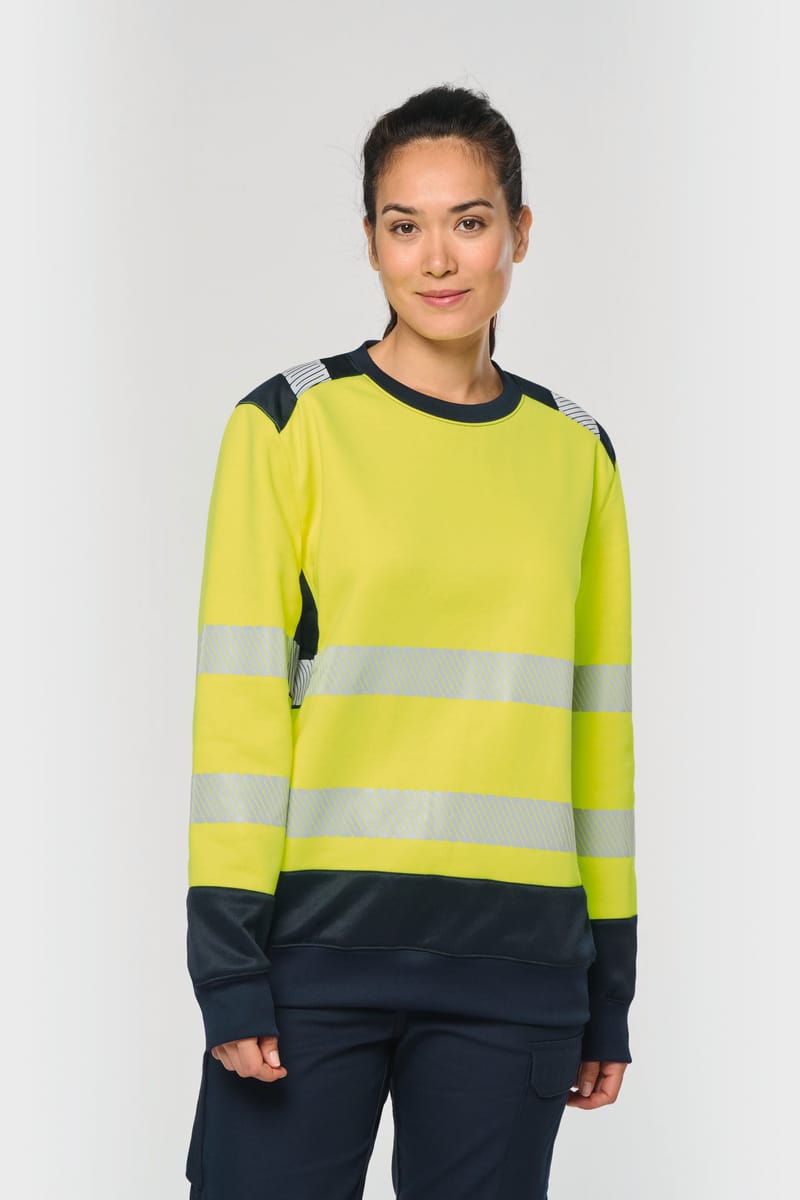 Kariban Sweat-shirt De Sécurité Recyclé Col Rond Unisexe