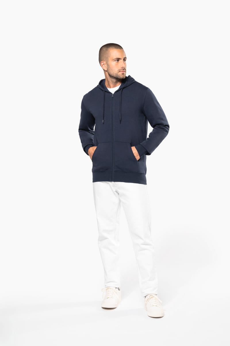 Kariban Sweat-shirt écoresponsable Zippé à Capuche Homme