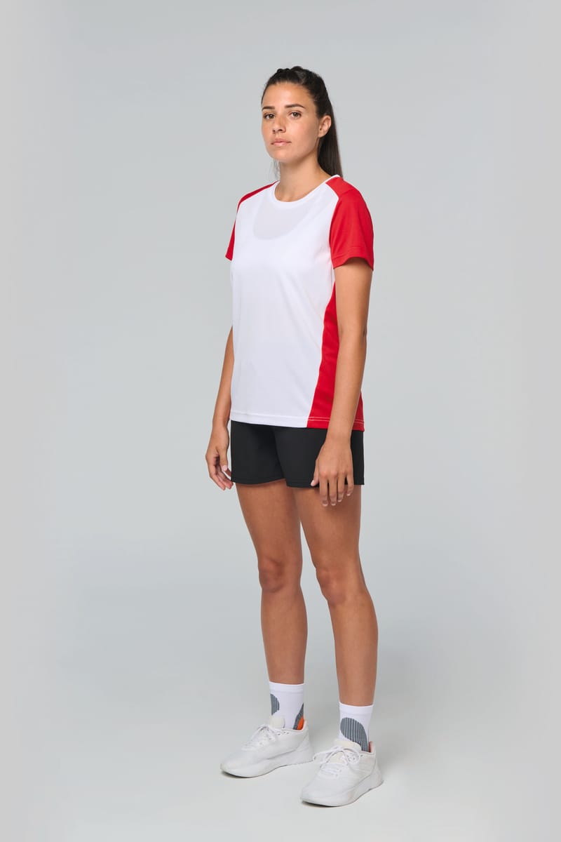 Kariban T-shirt De Sport écoresponsable Bicolore Femme