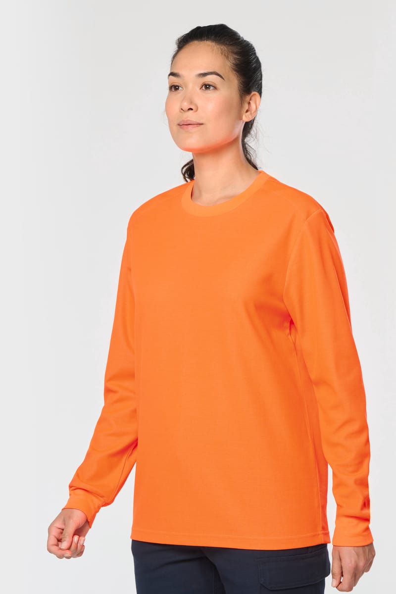Kariban T-shirt Unisexe écoresponsable Manches Longues Coton/polyester