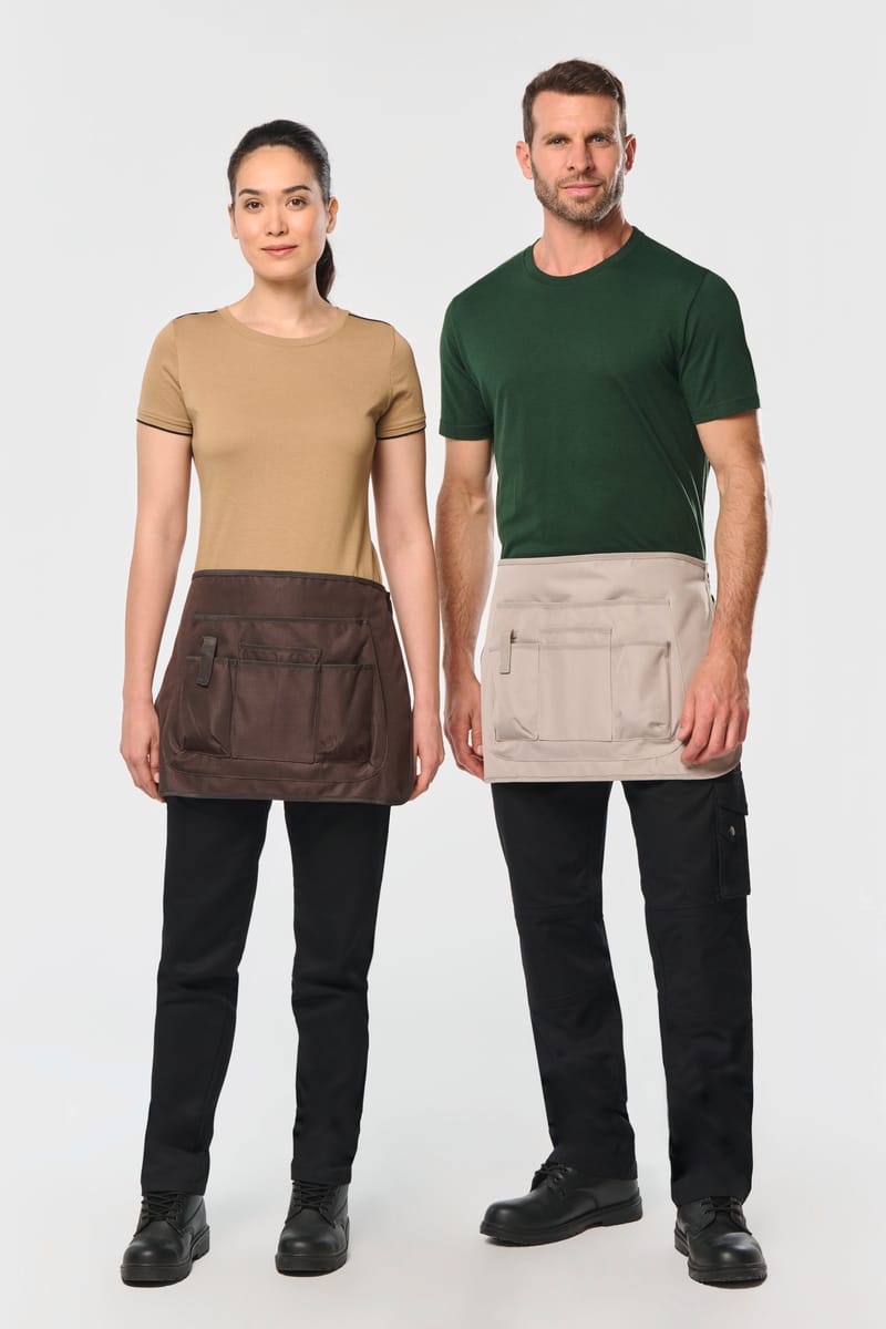 kariban Tablier court de jardinage écoresponsable unisexe