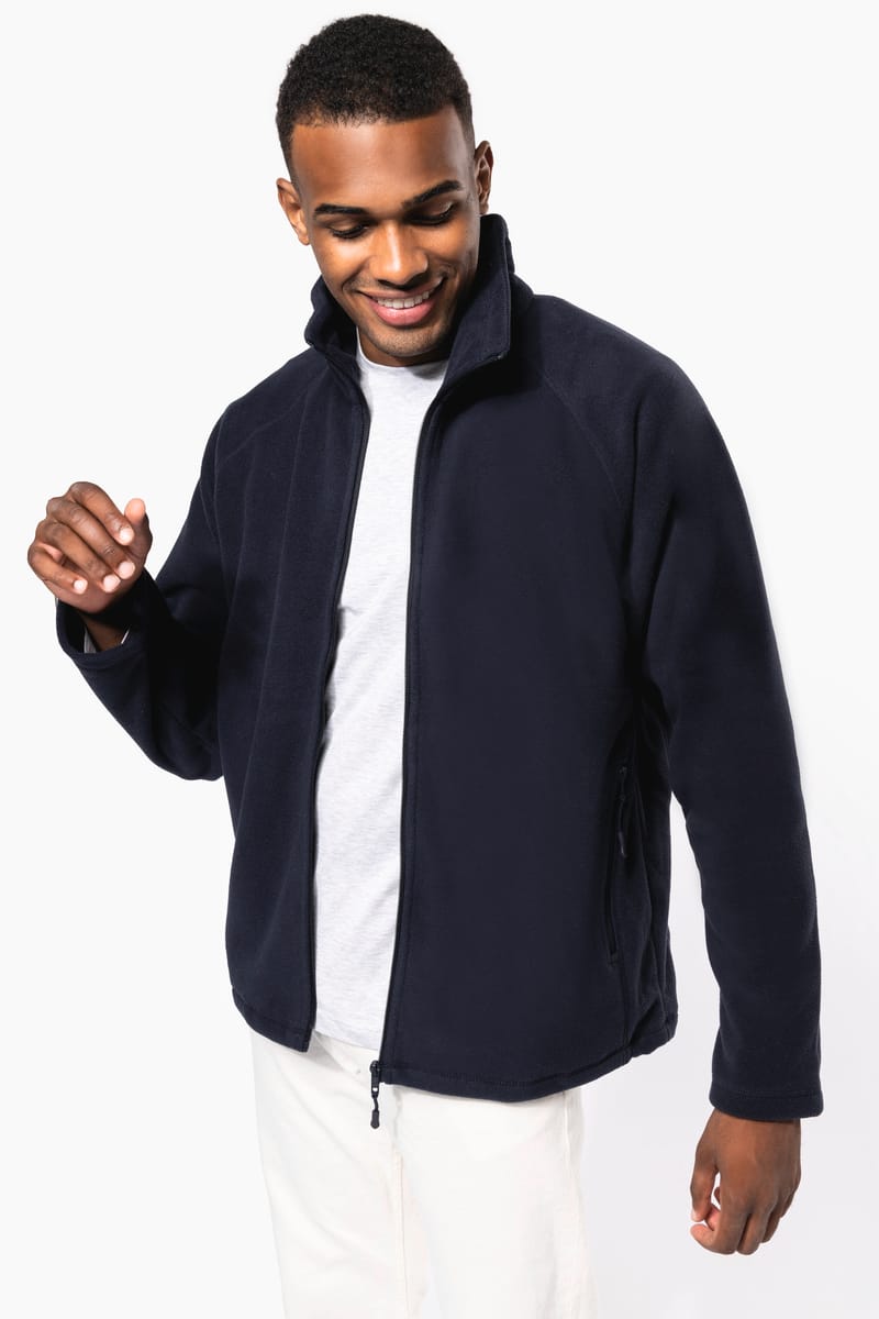 Kariban Veste Micropolaire Zippée Manches Raglan Homme
