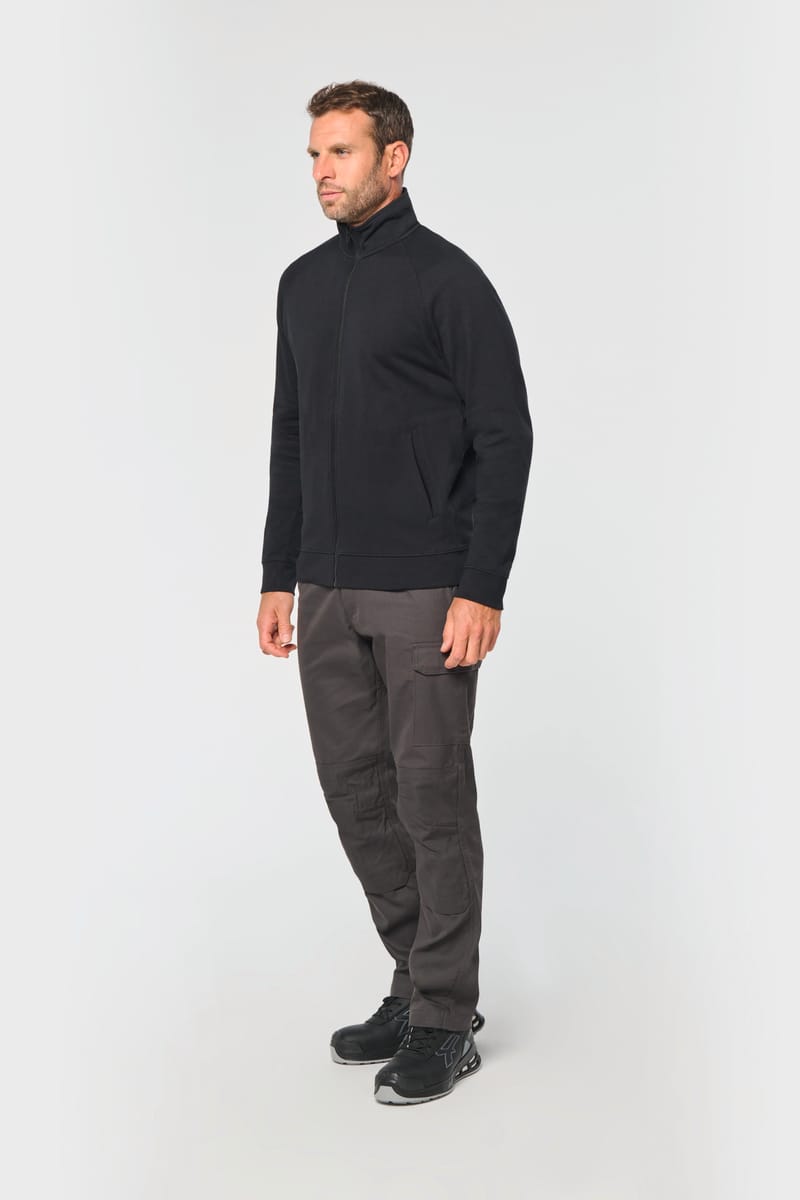 Kariban Veste Molleton Coton Manches Raglan Unisexe