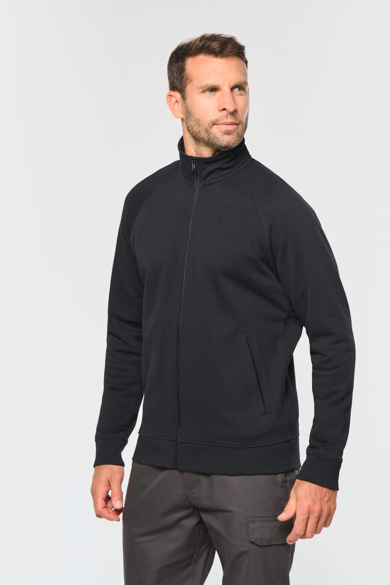 kariban Veste molleton coton manches raglan unisexe kariban Veste molleton coton manches raglan unisexe