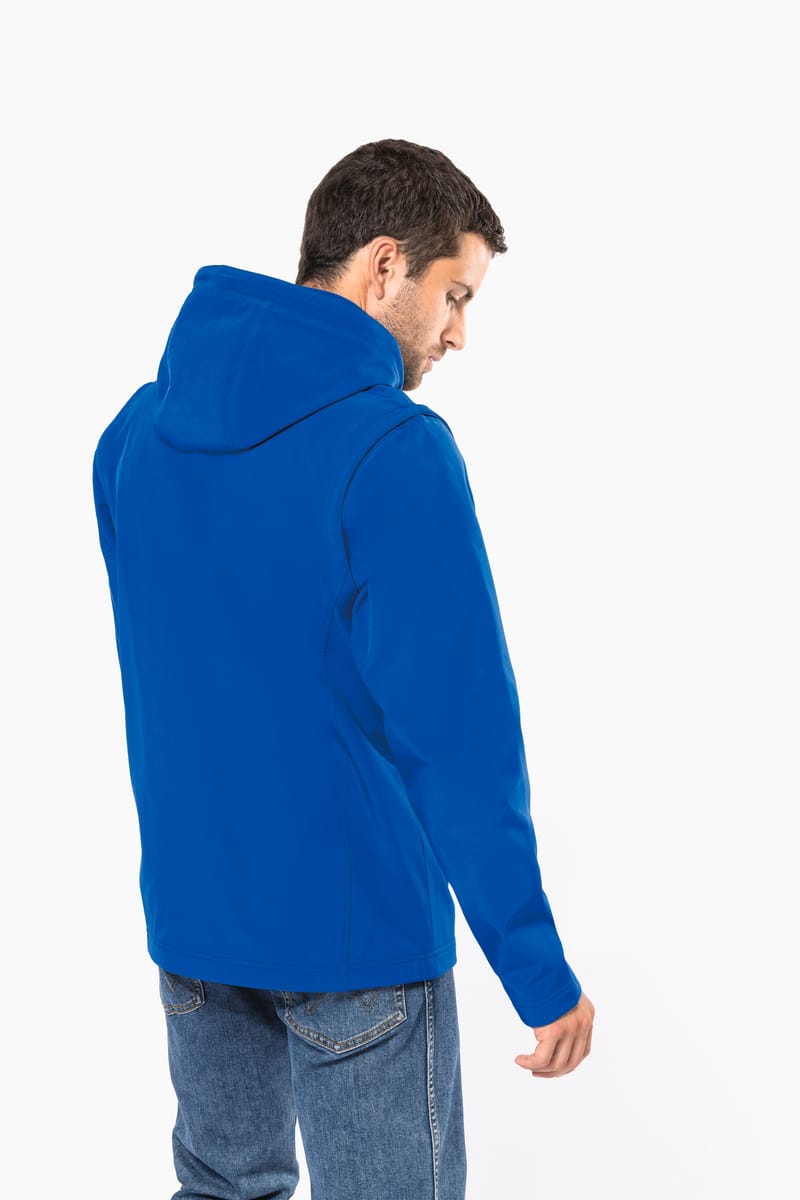 Kariban Veste Softshell 3 Couches à Capuche Avec Manches Amovibles Unisexe