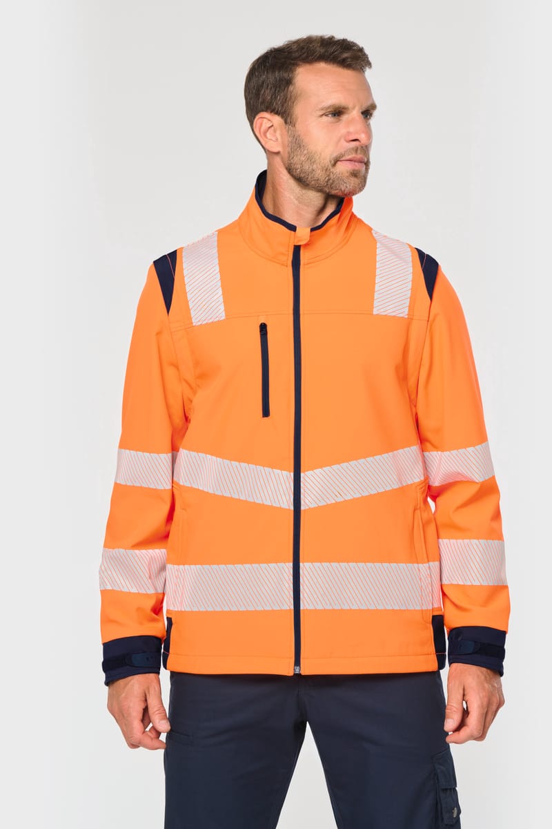 Kariban Veste Softshell De Sécurité Recyclée Avec Manches Détachables Unisexe