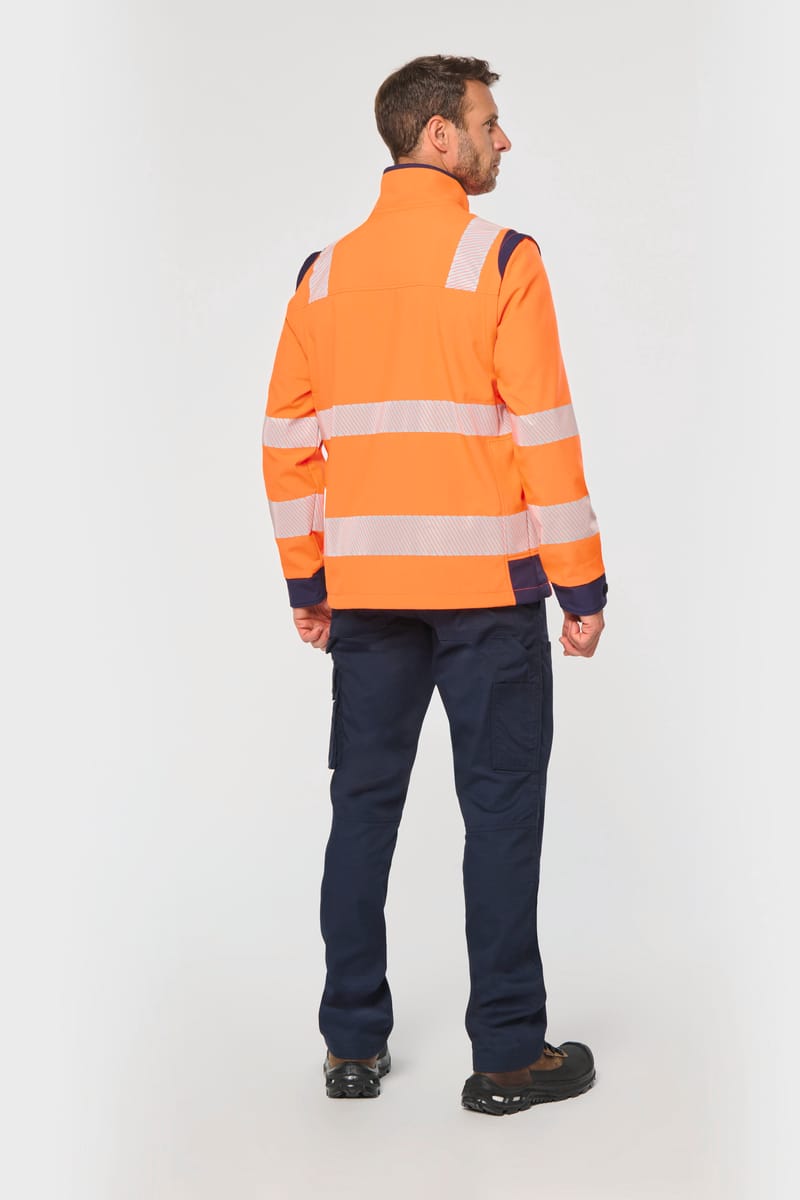 Kariban Veste Softshell De Sécurité Recyclée Avec Manches Détachables Unisexe