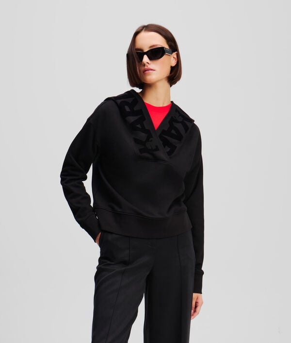 karl lagerfeld AUDACIEUX SWEAT À CAPUCHE AVEC LOGO KARL