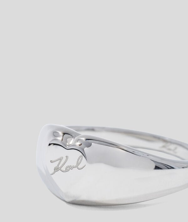 Karl Lagerfeld Bague En Forme De Cœur KARL Signature