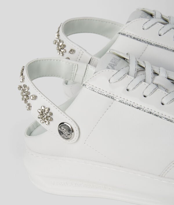 Karl Lagerfeld BASKETS À BRIDE ARRIÈRE KAPRI FLORASTONE