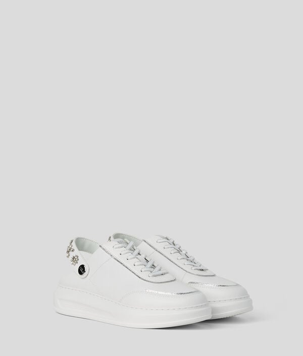 karl lagerfeld BASKETS À BRIDE ARRIÈRE KAPRI FLORASTONE