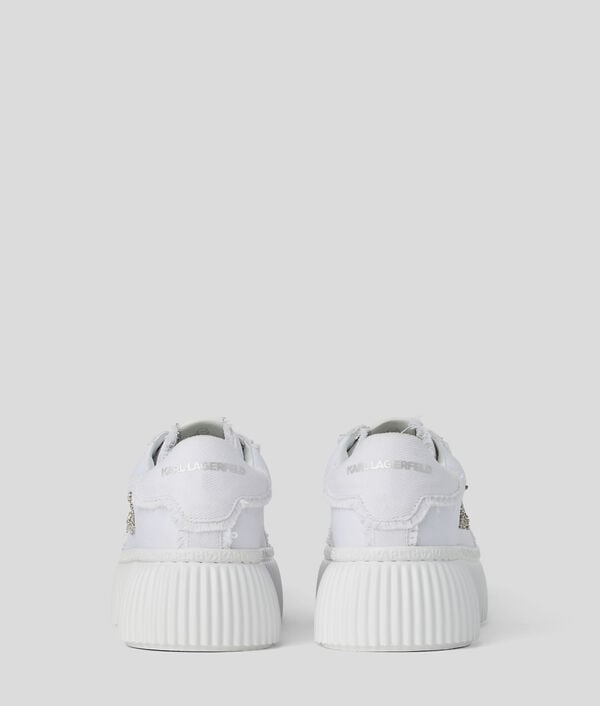 Karl Lagerfeld BASKETS DENIM KARL SIGNATURE KREEPER