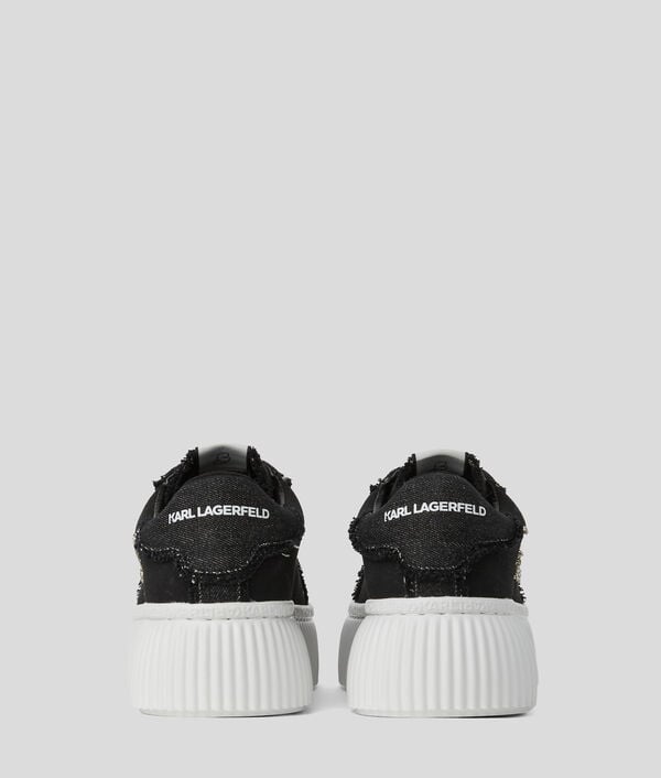 Karl Lagerfeld BASKETS DENIM KARL SIGNATURE KREEPER