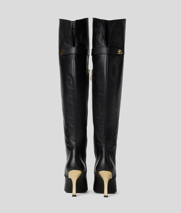 Karl Lagerfeld BOTTES À TALONS PYRAMIDAUX KARL STUDIO