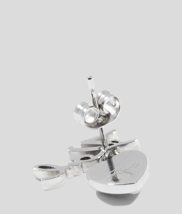 Karl Lagerfeld Boucle D'oreille En Forme De Cœur KARL Signature