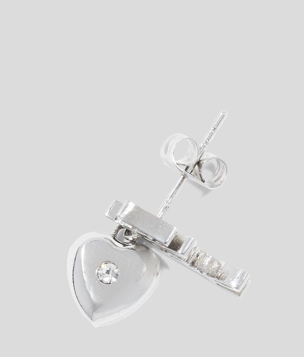 Karl Lagerfeld Boucle D'oreille En Forme De Cœur KARL Signature