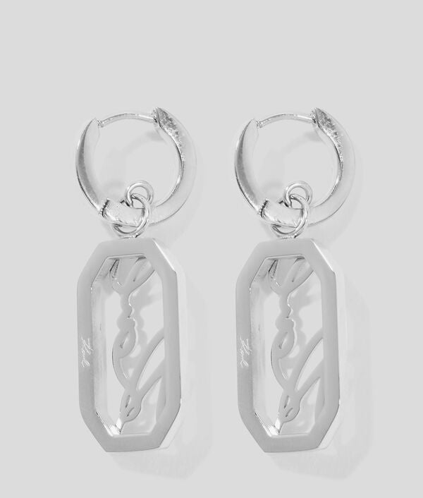 Karl Lagerfeld Boucles D'oreilles Pendantes KARL Signature