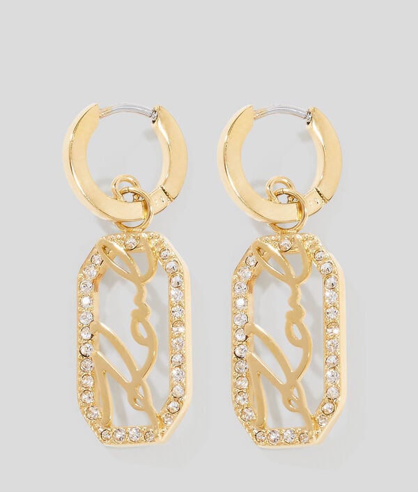 karl lagerfeld Boucles d'oreilles pendantes KARL Signature