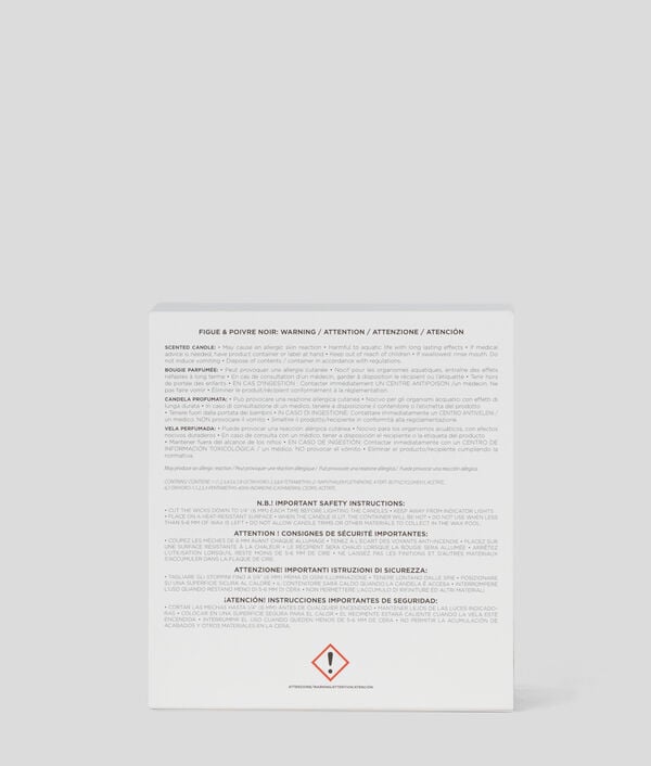 Karl Lagerfeld Bougie Parfumée FIGUE ET POIVRE NOIR